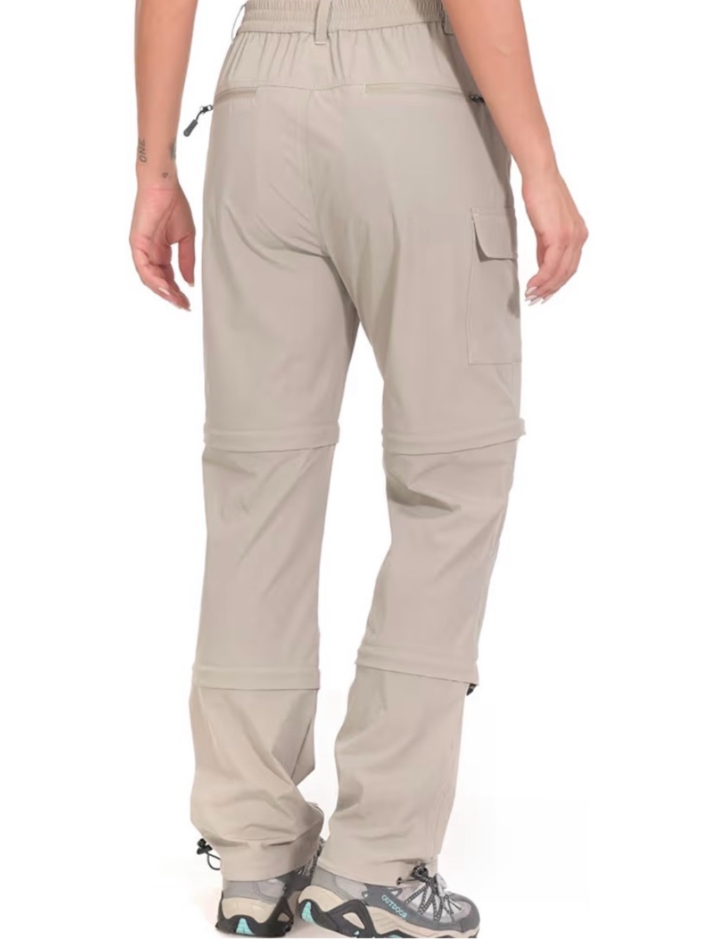 Men or women Convertible Cargo Pants - Light Beige